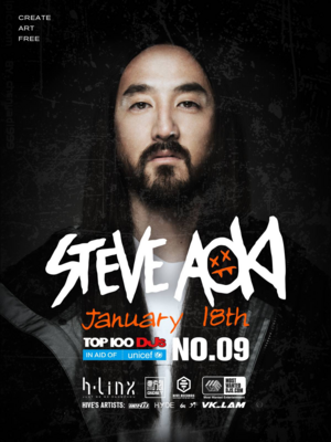 Steve Aoki @h·linx - 杭州